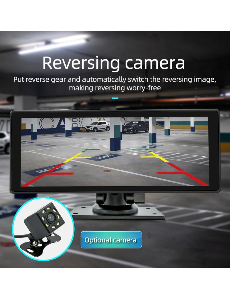 CARPLAY 10.26 pollici | Wireless Bluetooth FM Radio Car MP5 Player AHD Registratore Fotocamera