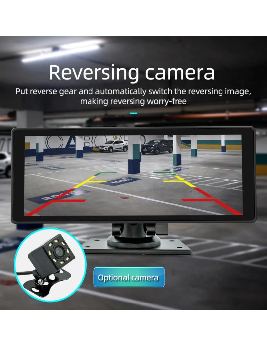 CARPLAY 10.26 pollici | Wireless Bluetooth FM Radio Car MP5 Player AHD Registratore Fotocamera