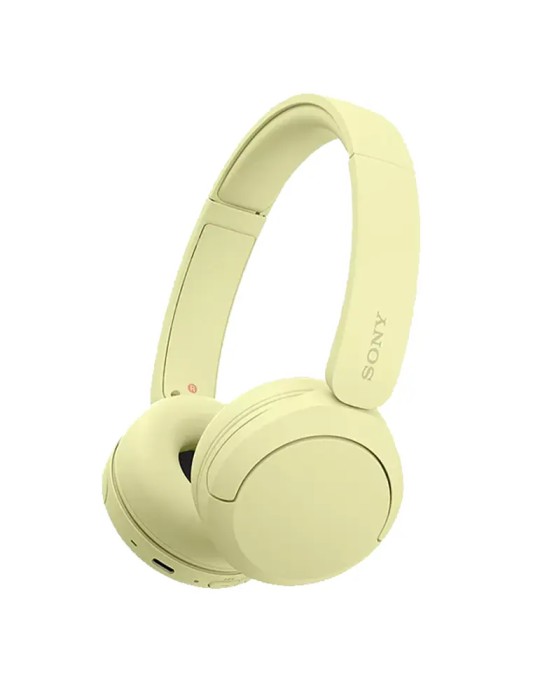 Sony Cuffie Bluetooth wireless WH-CH520 - Durata della batteria fino a 50 ore con ricarica rapida, stile on-ear