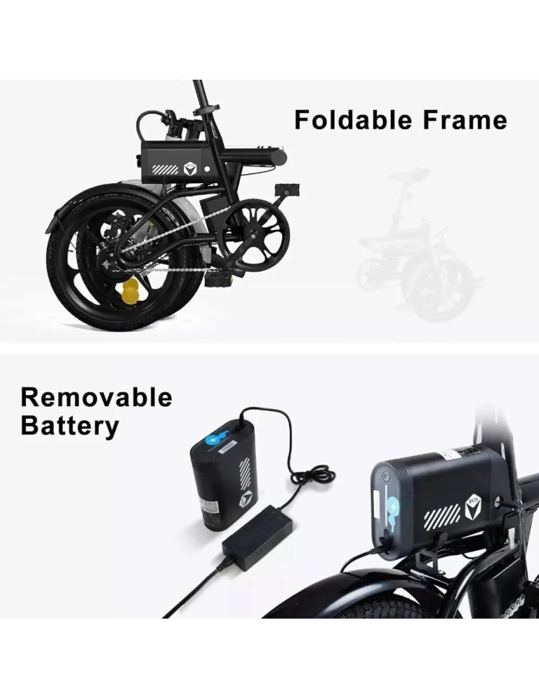 Koolux e-bike X1 - Bici Elettrica 36v r16