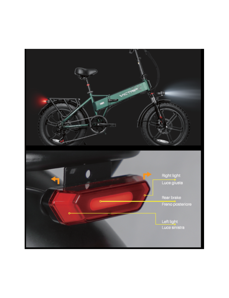 Fat Bike Elettrica Victrip T5 48V 750W