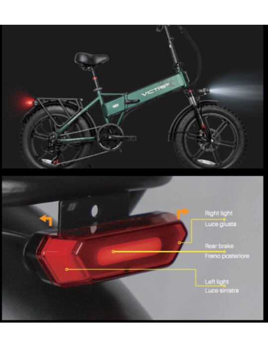Fat Bike Elettrica Victrip T5 48V 750W