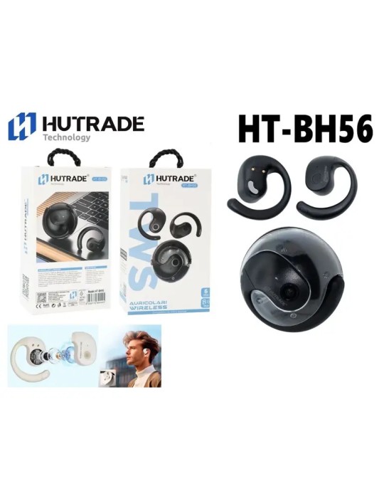 Auricolari Wireless Bluetooth 5.4 Hutrade HT-BH56 TWS Cuffie Sport