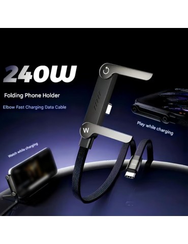 Invisible Holder Charger Cable con Stand, 240W Super Fast Charging 2