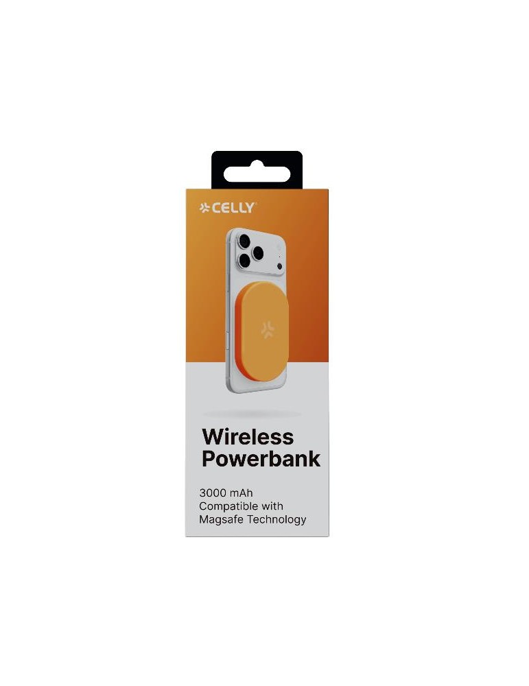 CELLY | WIRELESS POWERBANK MINIMAGSAFE 3000MAH