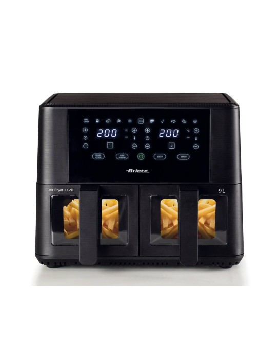 ARIETE FRIGGITRICE AD ARIA 9L DOPPIA CON CESTELLO TRASPARENTE