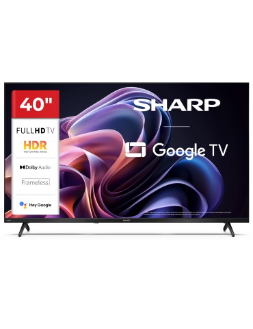 Sharp 40 Pollici Full HD Google TV™ HDR10 Dolby Digital Bluetooth 40HF2265E (HF Series)