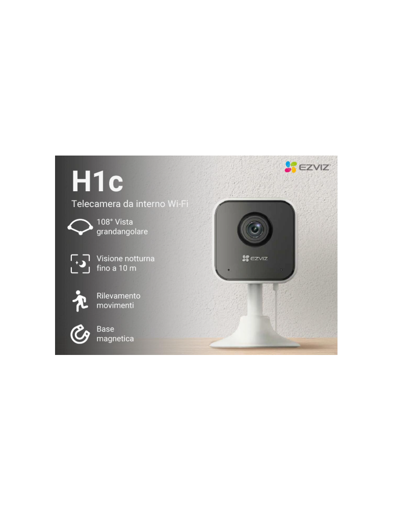 EZVIZ CS-H1C | TELECAMERA WI-FI DA INTERNO