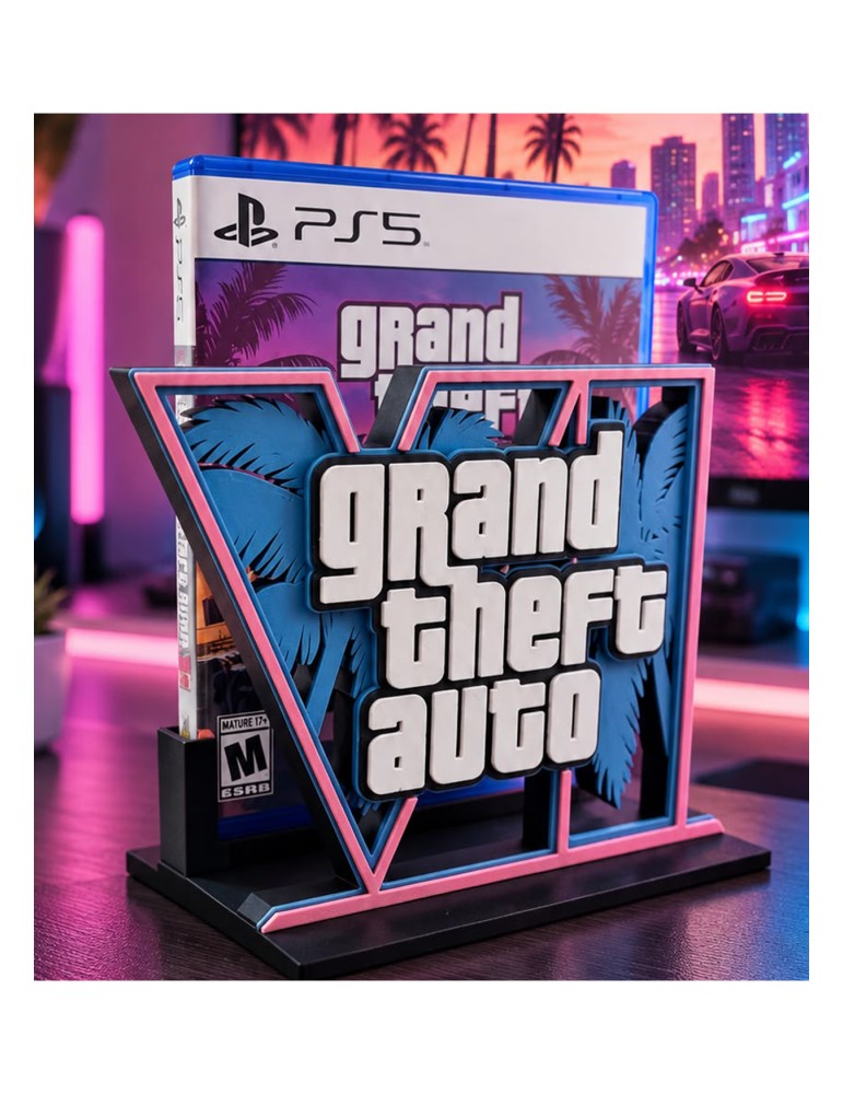 Supporto porta gioco da tavolo a tema GTA VI