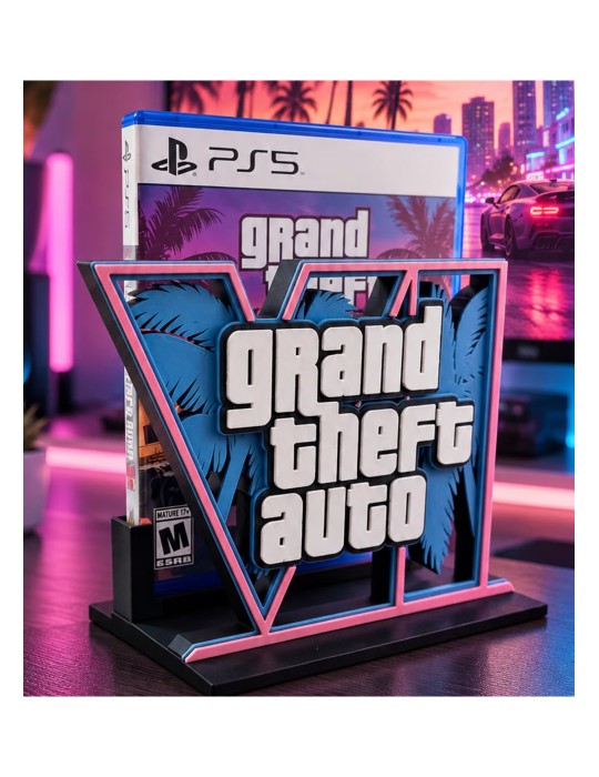 Supporto porta gioco da tavolo a tema GTA VI